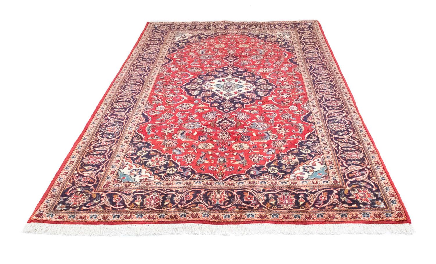 Perserteppich - Keshan 251 x 146 cm - rot