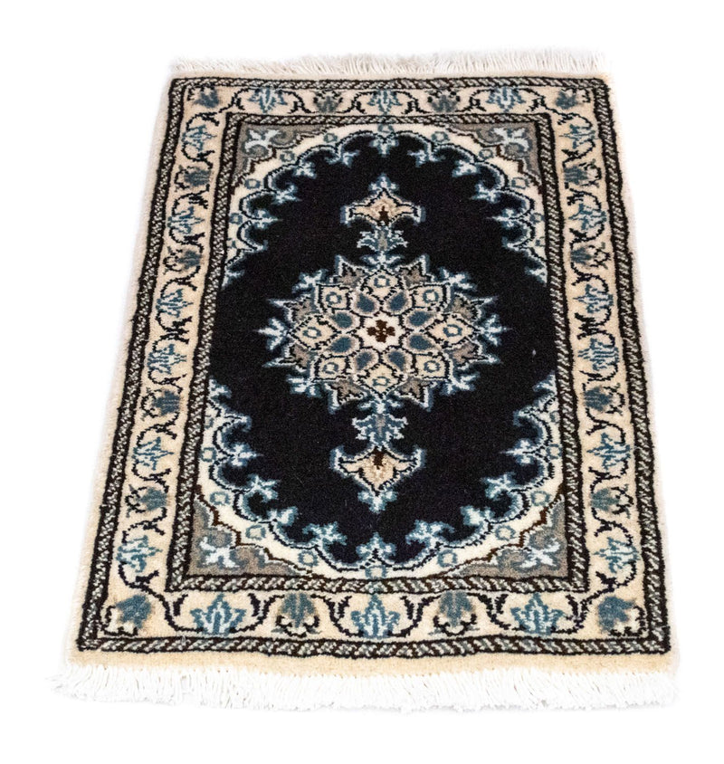 Perserteppich - Nain 60 x 40 cm - blau