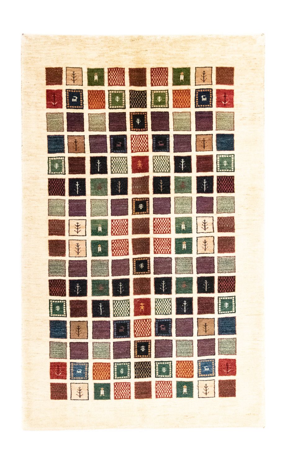 Gabbeh Teppich - Loribaft Perser 247 x 152 cm - mehrfarbig