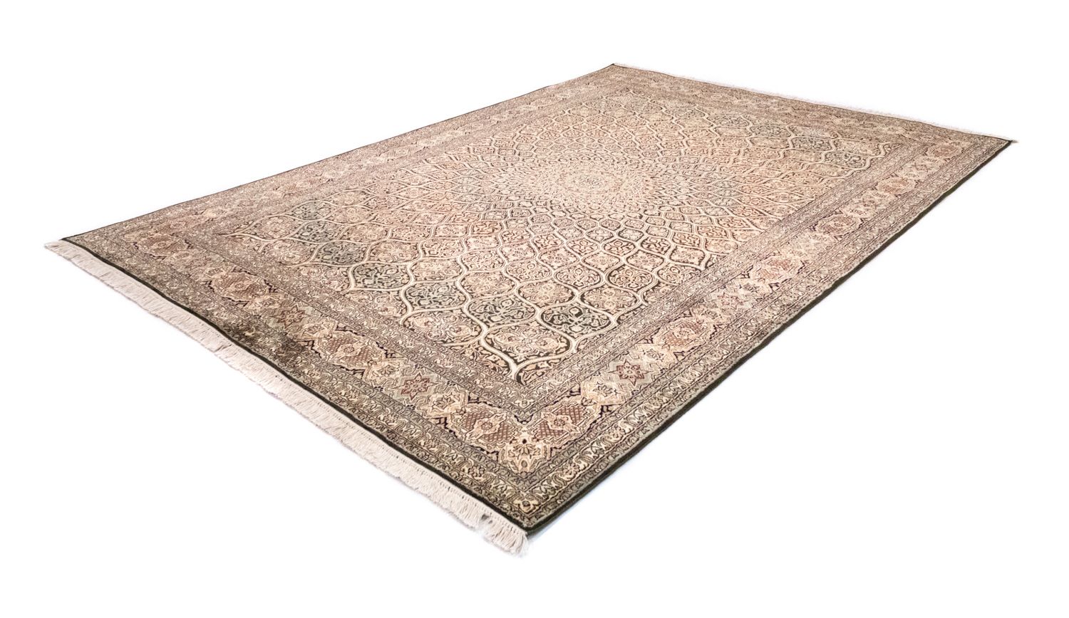 Seidenteppich - Kaschmir Seide 280 x 185 cm Teppich Wohnzimmer