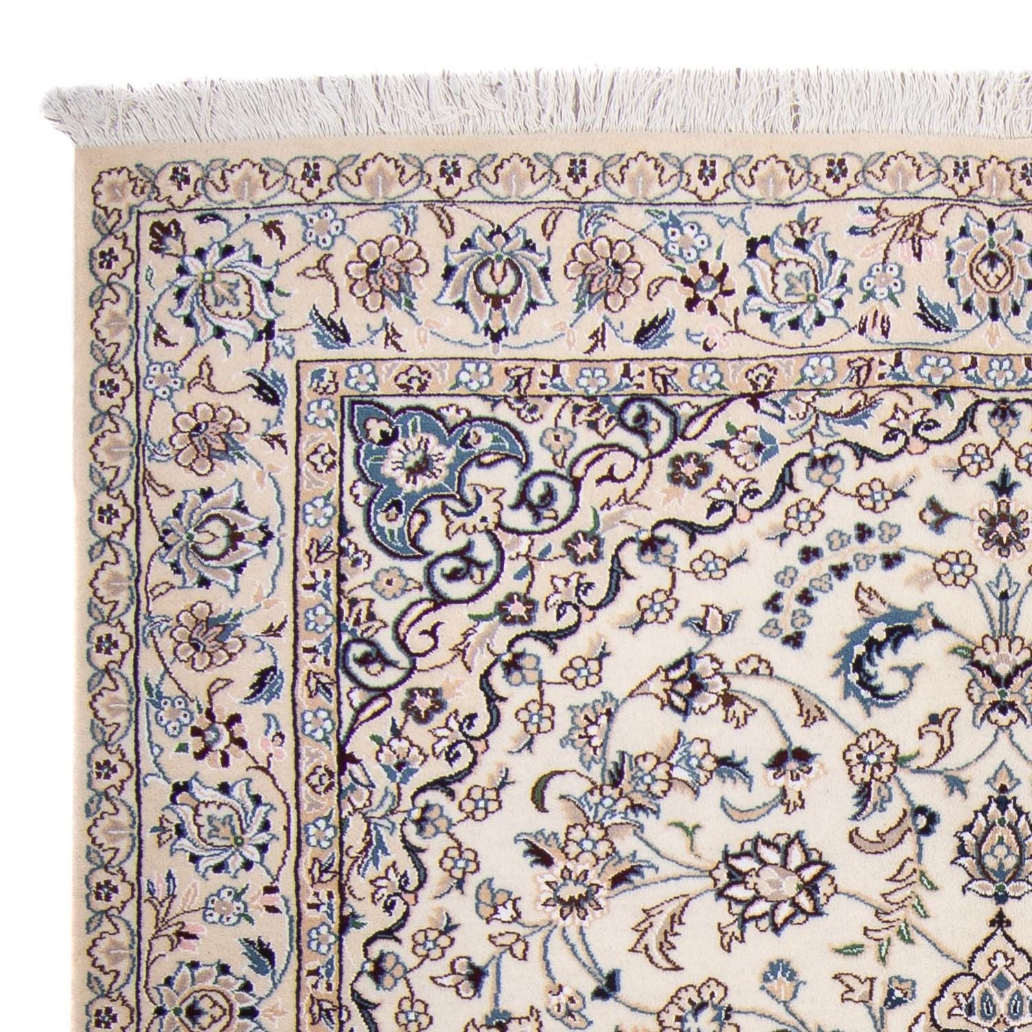 Perserteppich - Nain - Royal 245 x 155 cm Wohnzimmer Teppich