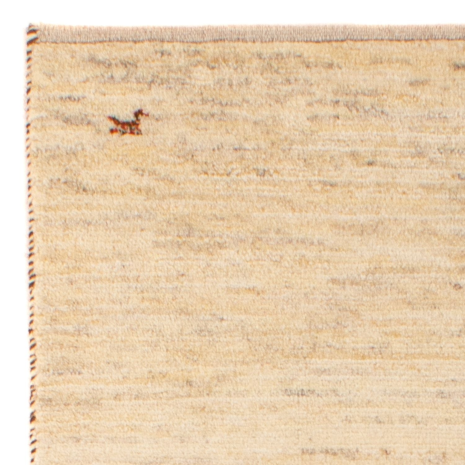 Gabbeh Teppich - Loribaft Perser 140 x 70 cm - beige