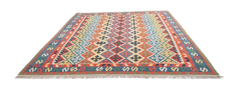 Kelim Teppich - Splash 330 x 257 cm - beige