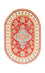 Ziegler Teppich - Ariana 211 x 141 cm - rot