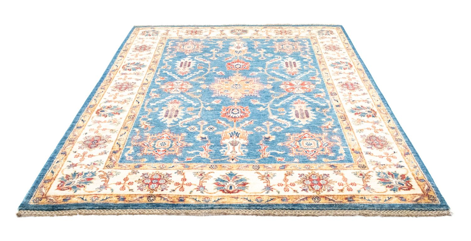 Ziegler Teppich 199 x 162 cm - hellblau