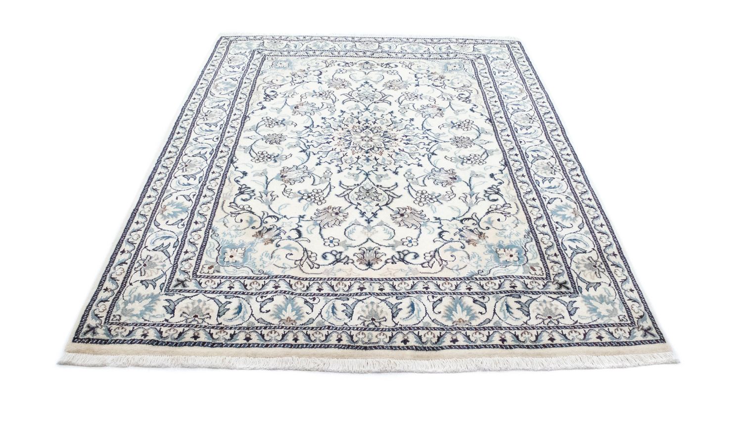 Perserteppich - Nain 200 x 144 cm - beige