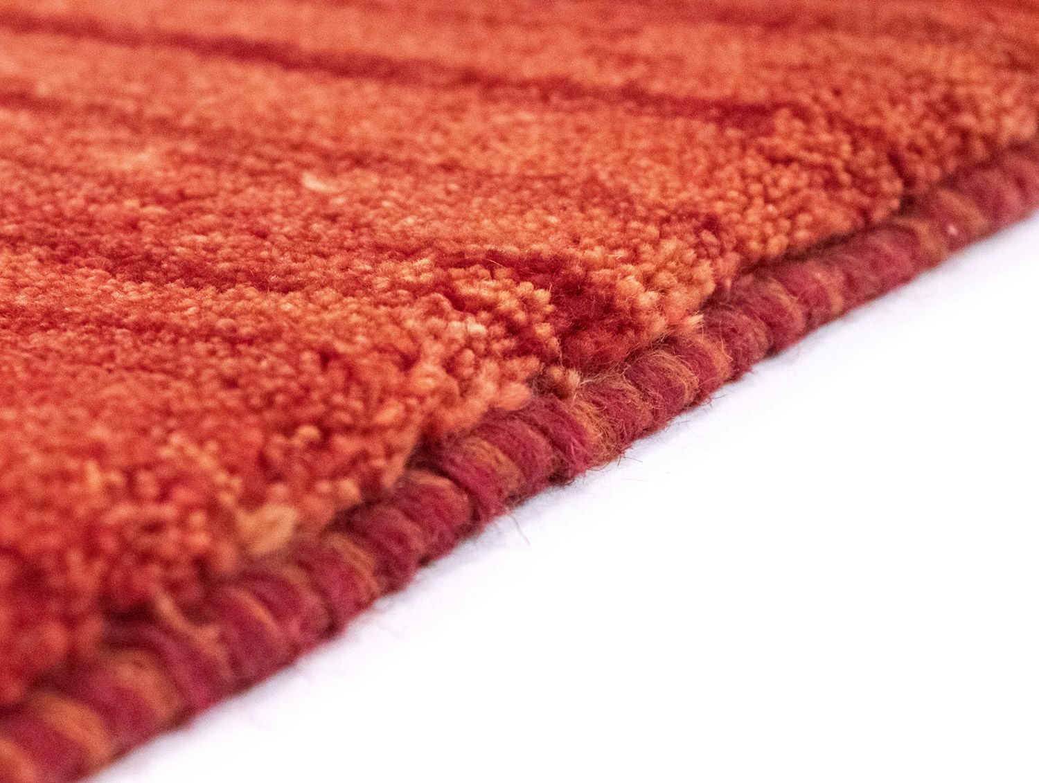 Gabbeh Teppich - Perser 108 x 76 cm - rot