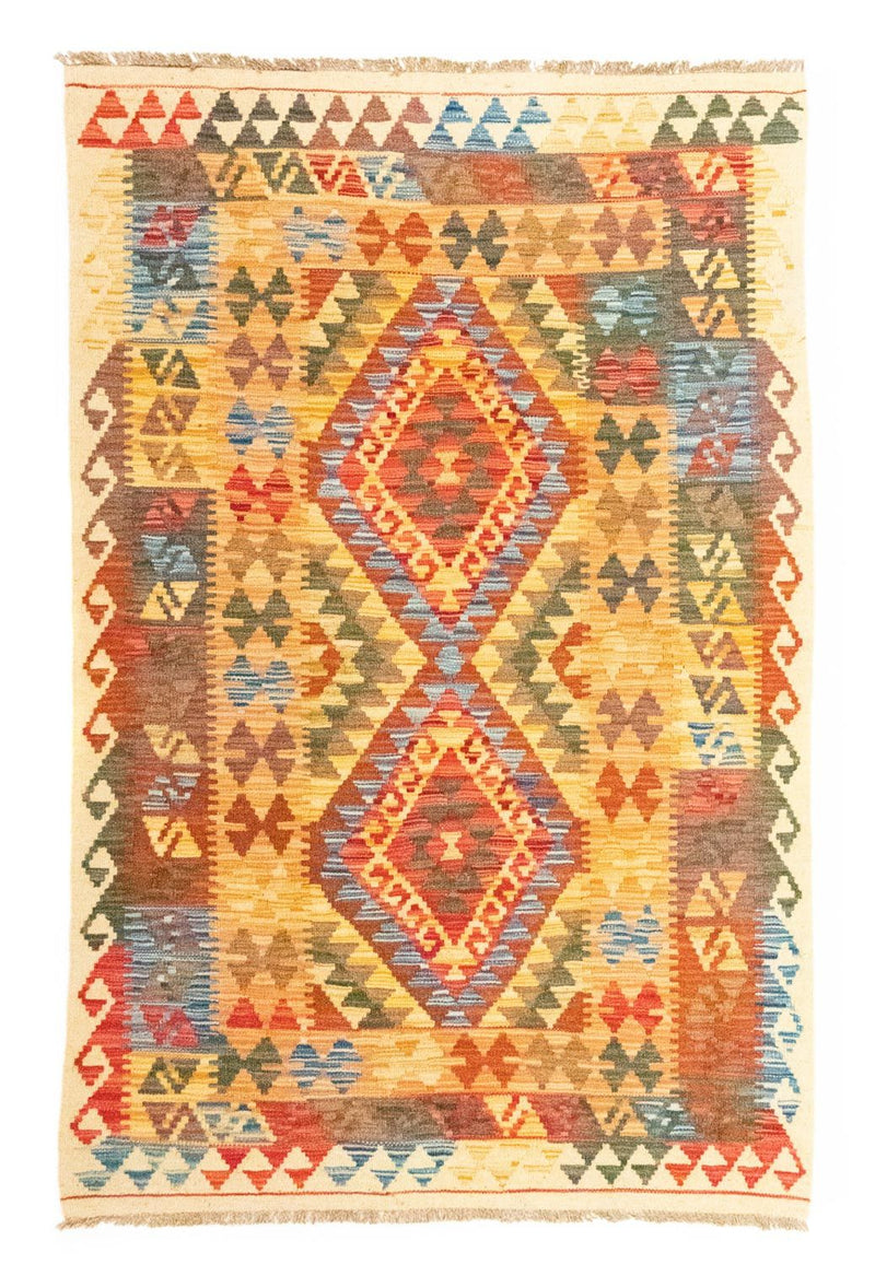 Kelim Teppich - Splash 154 x 99 cm - mehrfarbig