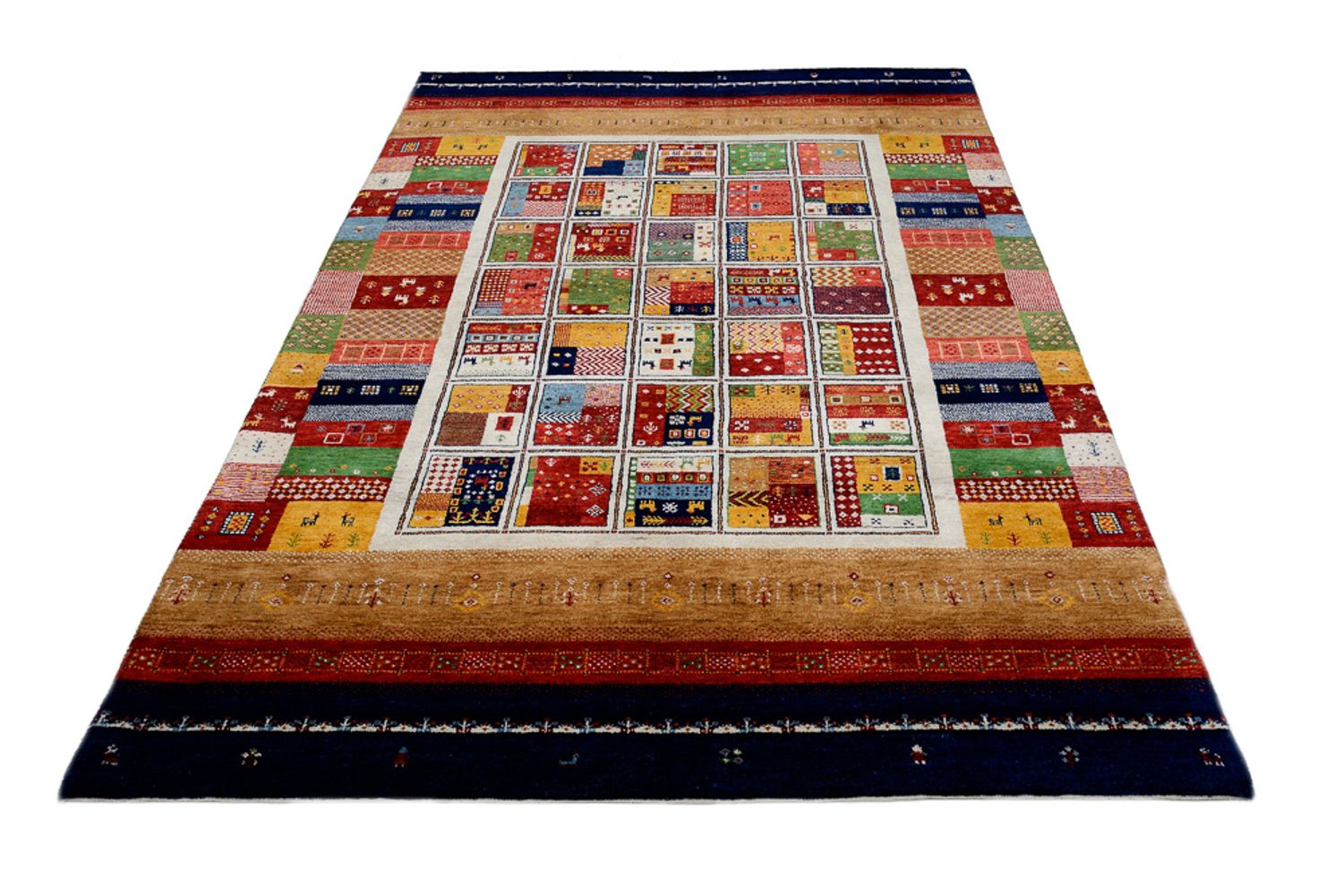Gabbeh Teppich - Loribaft Indus - 245 x 170 cm - mehrfarbig