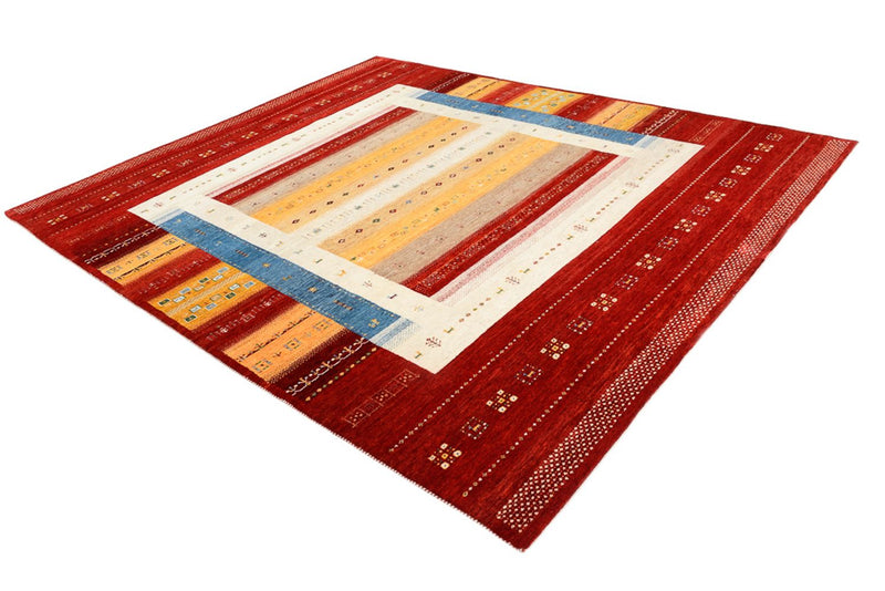 Gabbeh Teppich - Loribaft Indus - 244 x 173 cm - mehrfarbig