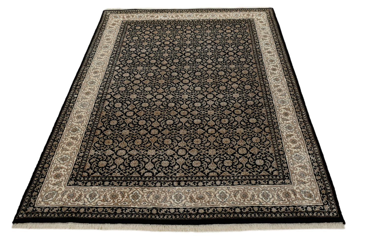 Orientteppich - Bidjar - Indus - 204 x 139 cm - dunkelbeige