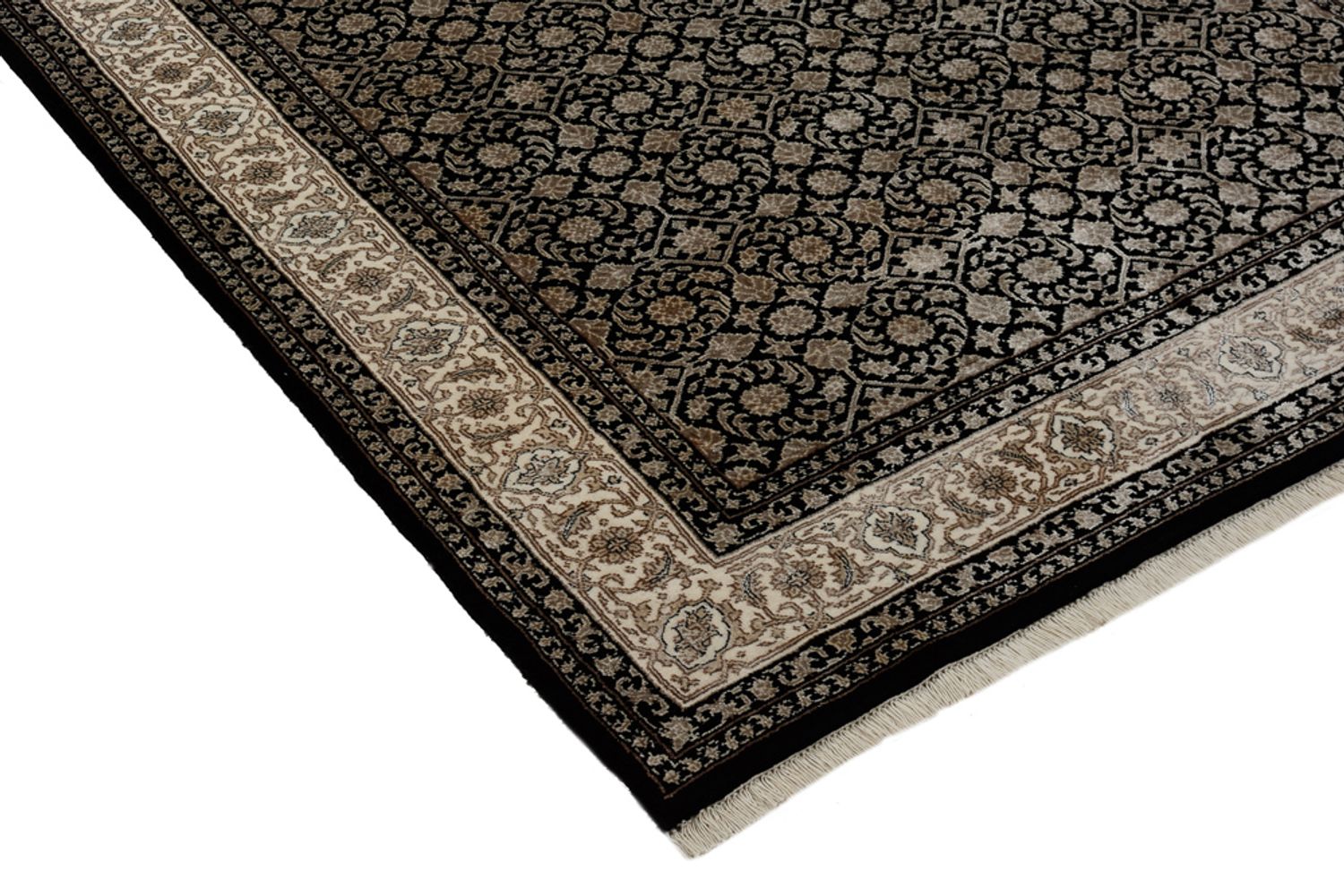 Orientteppich - Bidjar - Indus - 204 x 139 cm - dunkelbeige