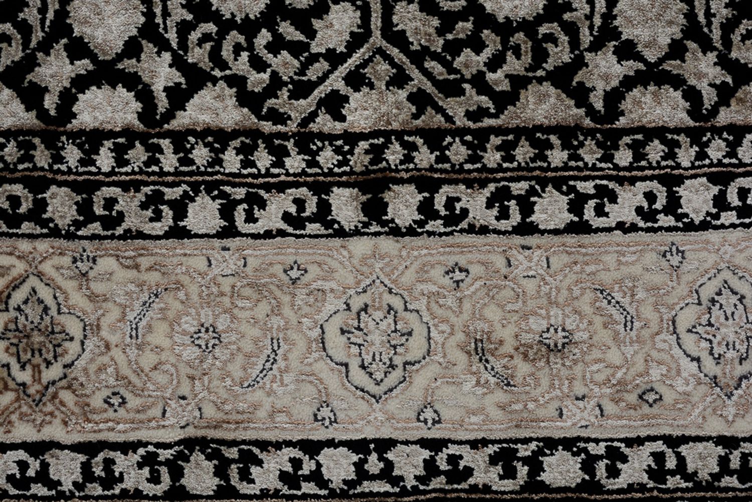 Orientteppich - Bidjar - Indus - 204 x 139 cm - dunkelbeige