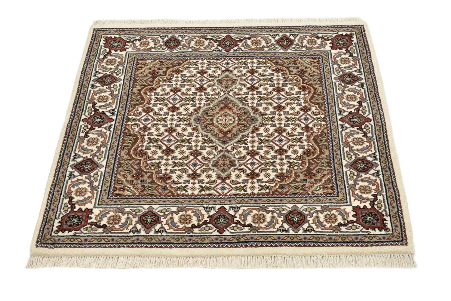 Orientteppich - Täbriz - 92 x 89 cm - creme