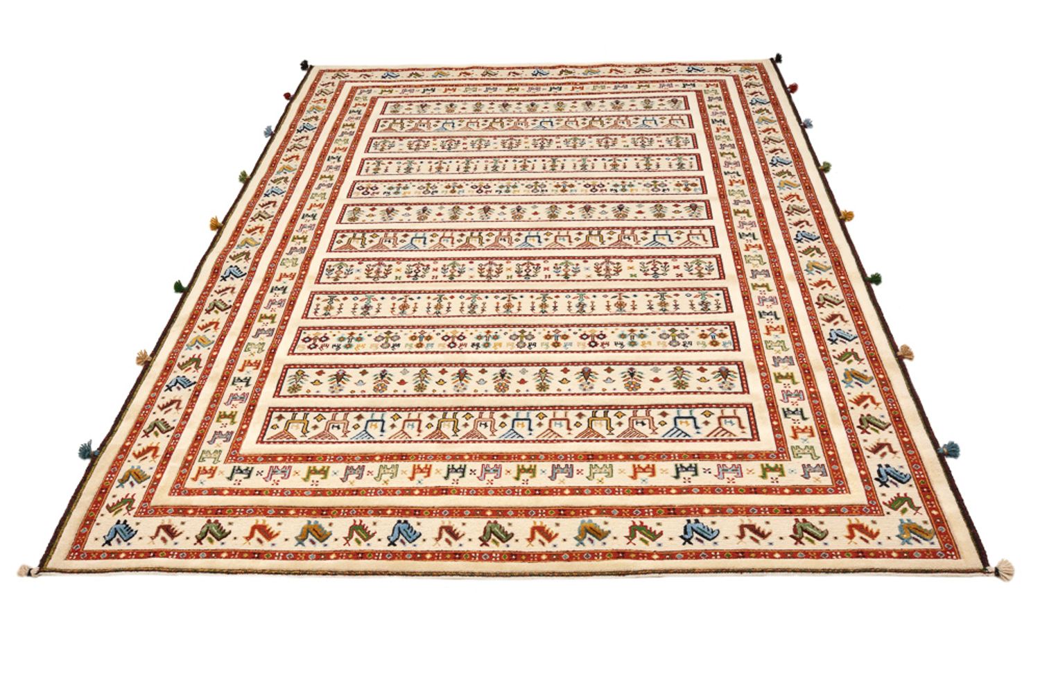 Orientteppich - 245 x 177 cm - hellbeige