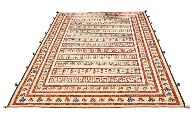 Orientteppich - 245 x 177 cm - hellbeige