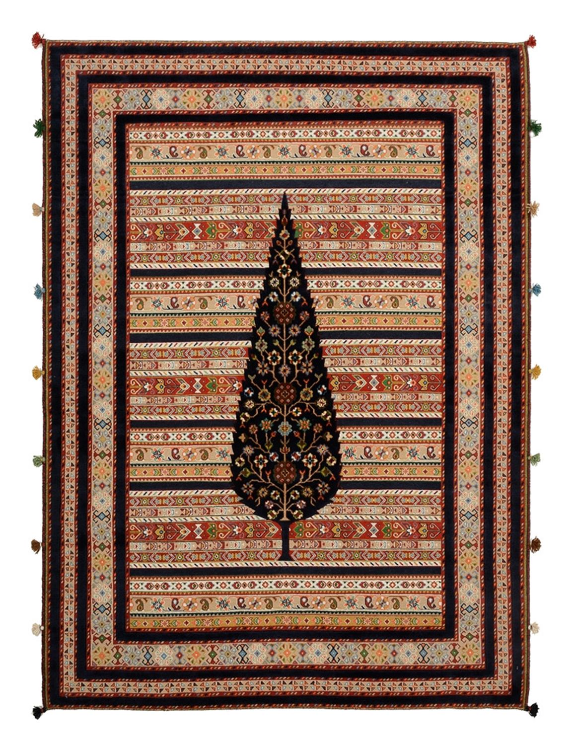 Orientteppich - 243 x 176 cm - hellbeige