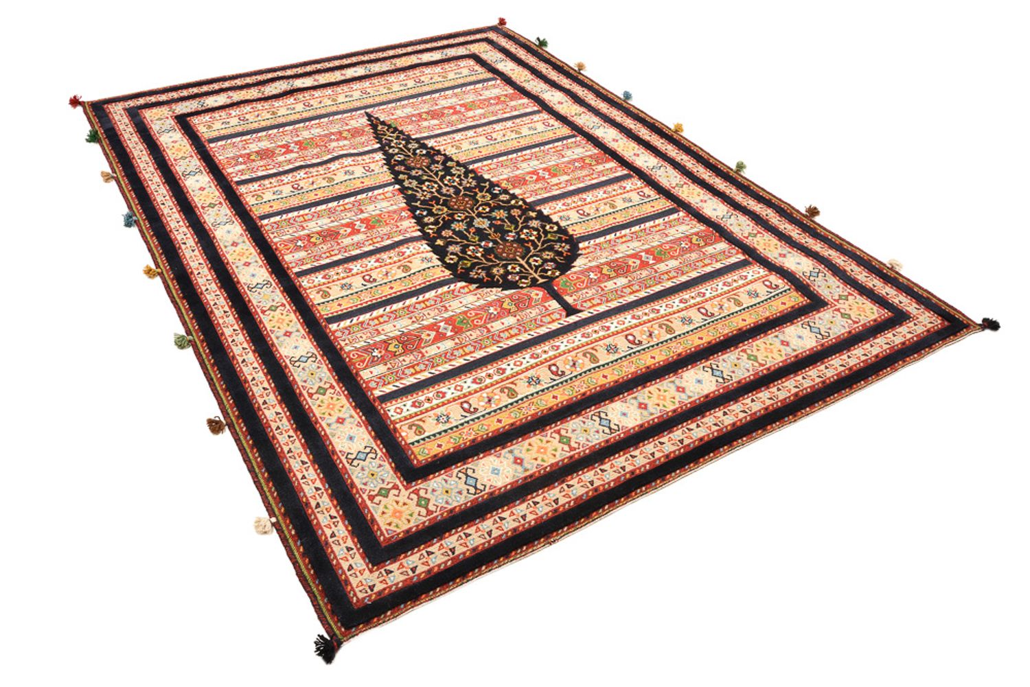 Orientteppich - 243 x 176 cm - hellbeige