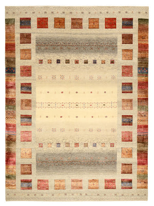 Gabbeh Teppich - Loribaft Indus - 341 x 248 cm - mehrfarbig