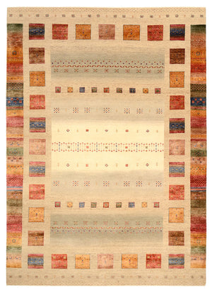 Gabbeh Teppich - Loribaft Indus - 345 x 247 cm - mehrfarbig