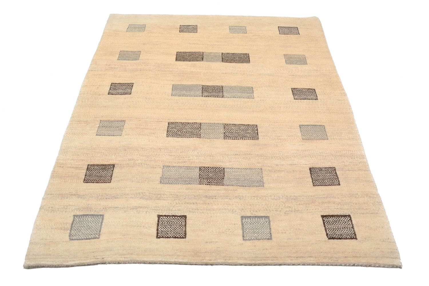 Gabbeh Teppich - Loribaft Perser 179 x 125 cm - hellbraun