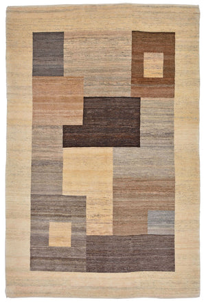 Gabbeh Teppich - Loribaft Perser 233 x 152 cm - braun