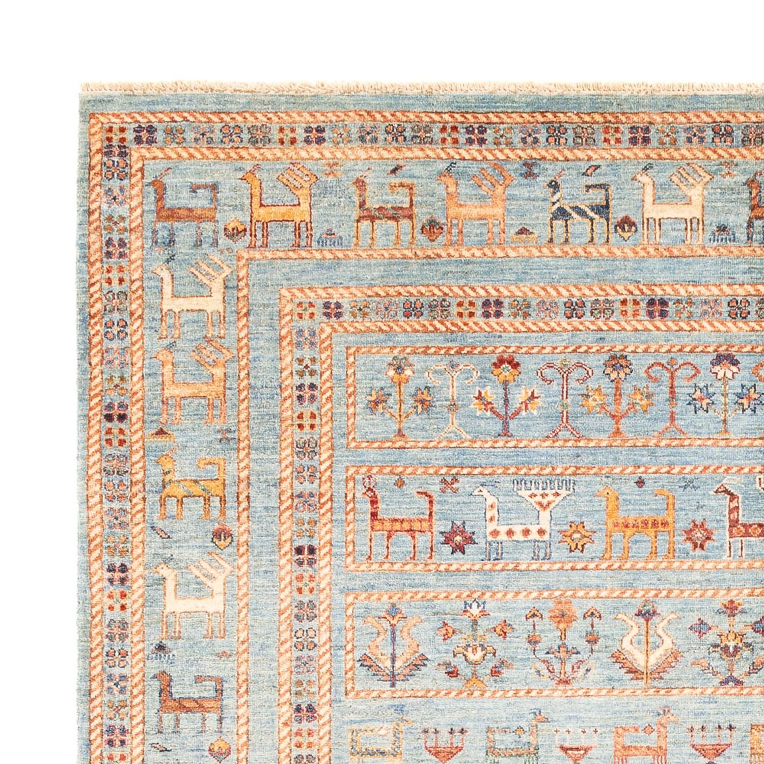 Ziegler Teppich - Ariana - 306 x 210 cm - hellblau