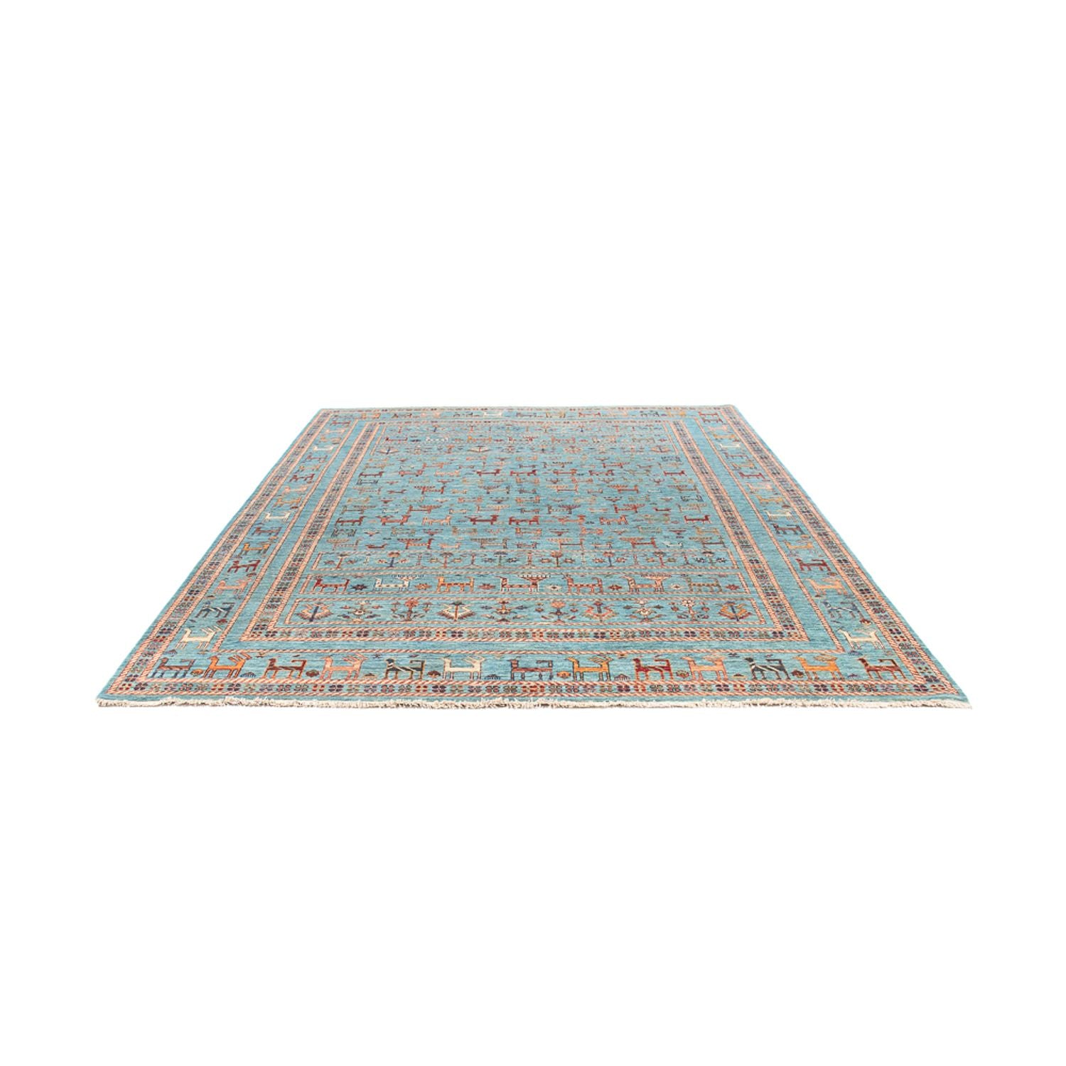 Ziegler Teppich - Ariana - 300 x 209 cm - hellblau
