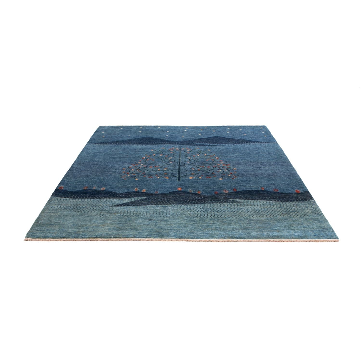Ziegler Teppich - Ariana - 242 x 172 cm - seeblau