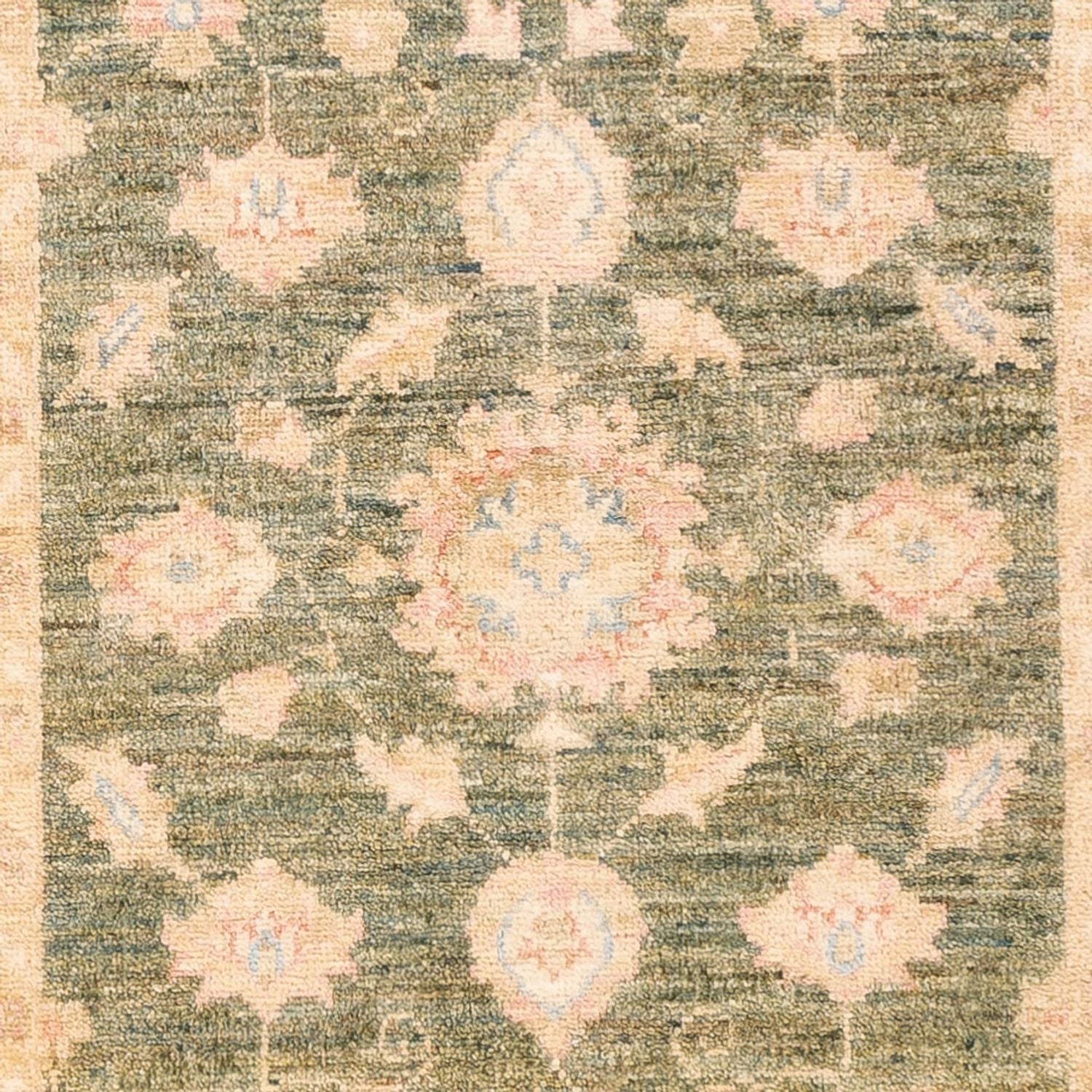Läufer Ziegler - 197 x 77 cm - olivgrün