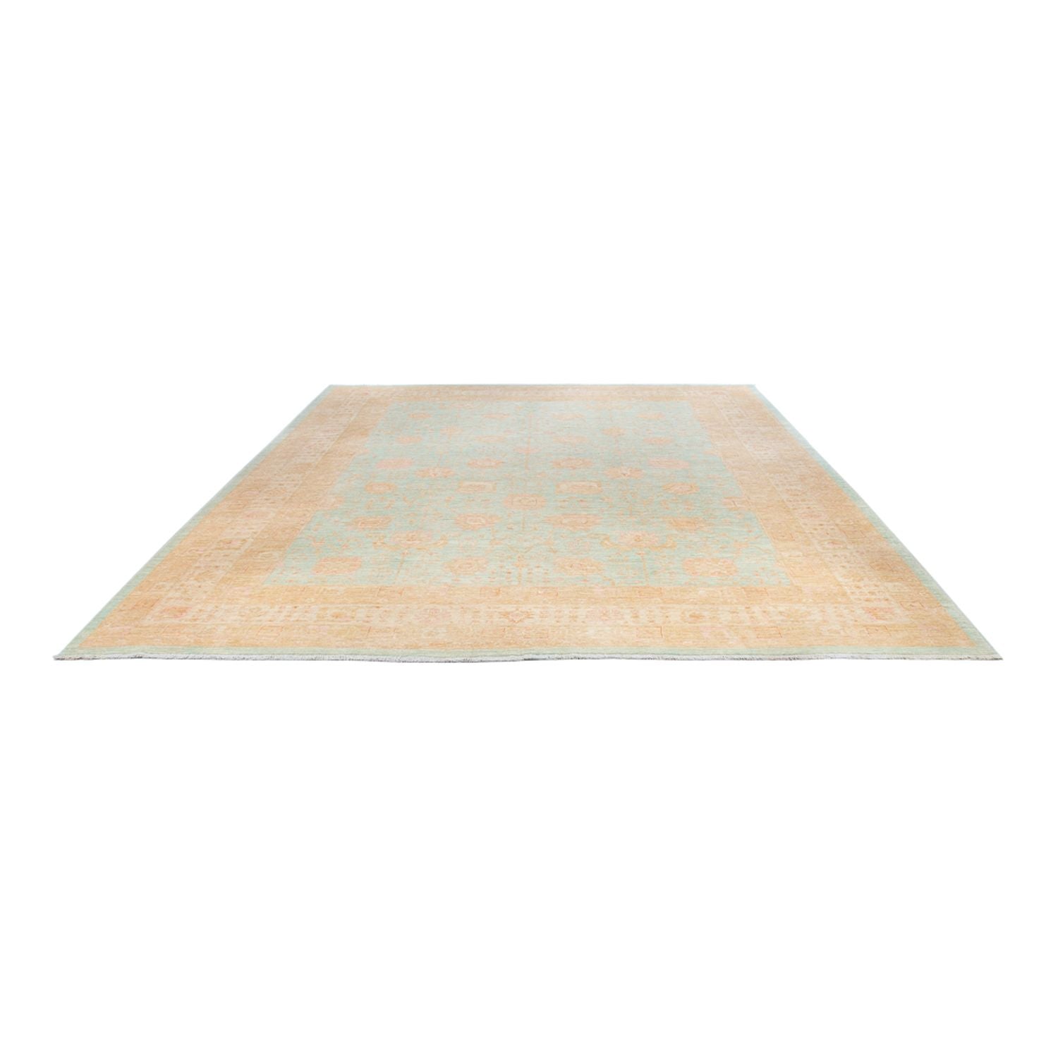 Ziegler Teppich - 394 x 309 cm - hellblau