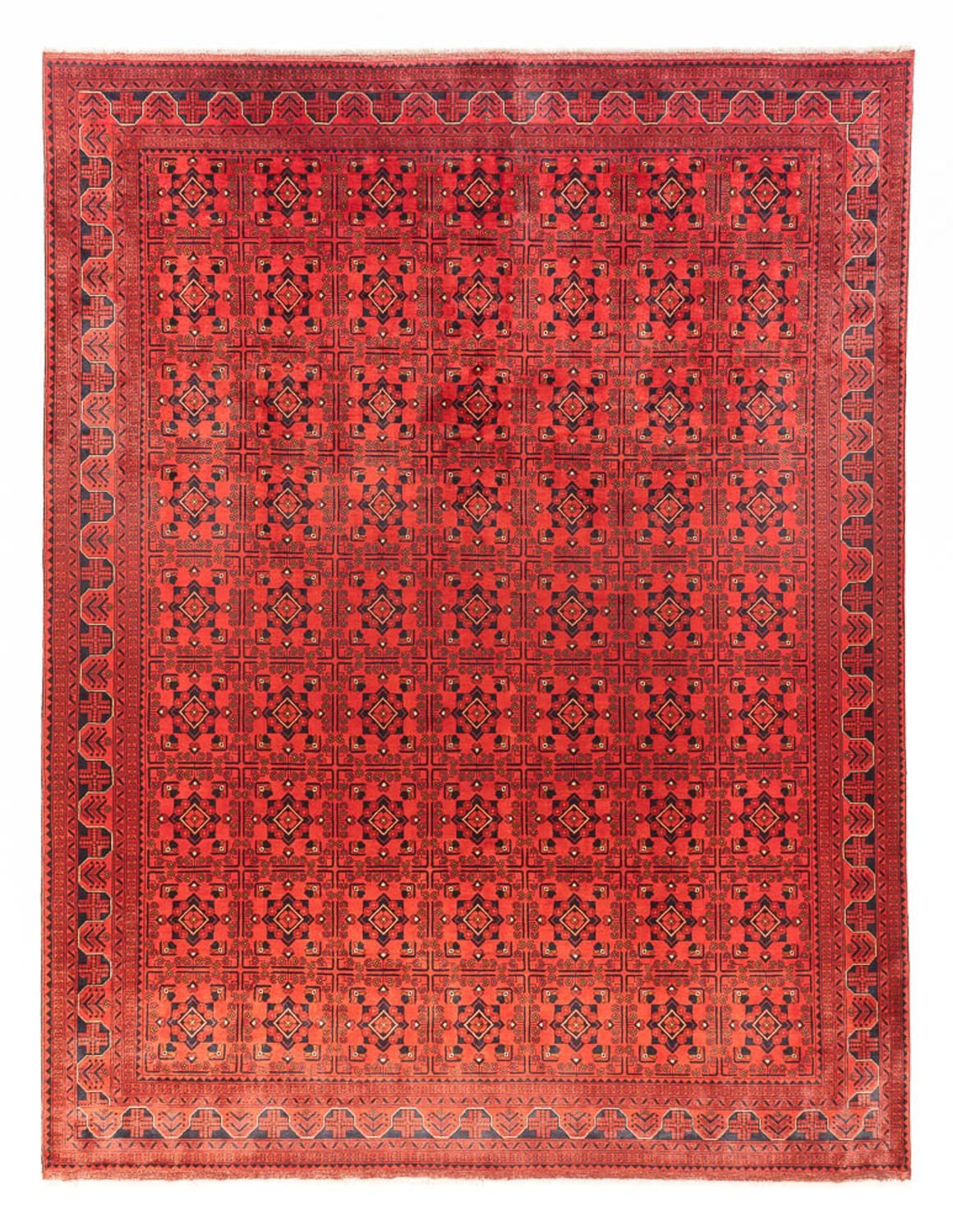 Afghan Teppich - Kunduz - 391 x 295 cm - rot