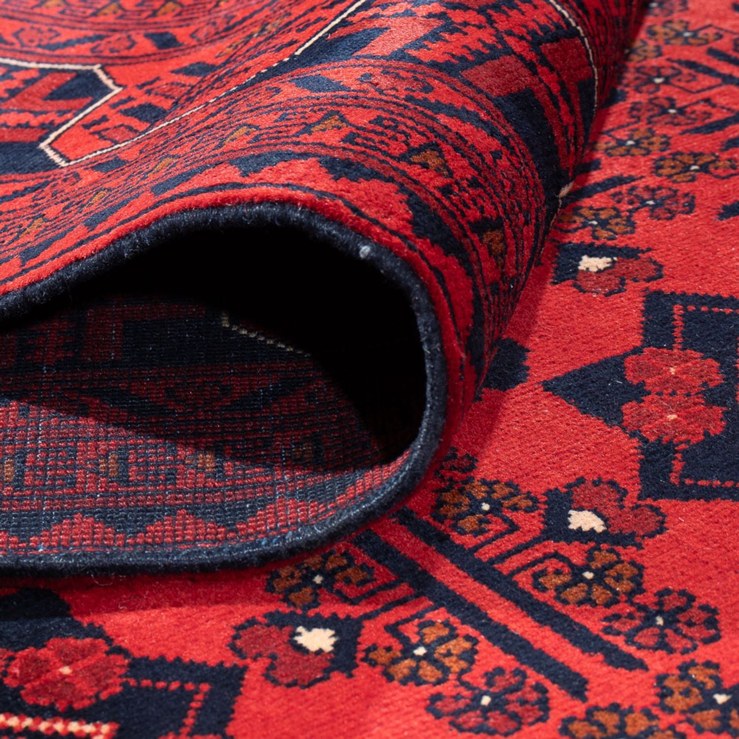 Afghan Teppich - Kunduz - 391 x 295 cm - rot