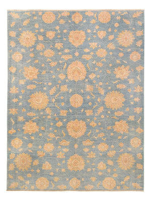 Ziegler Teppich - Ariana - 359 x 282 cm - seeblau