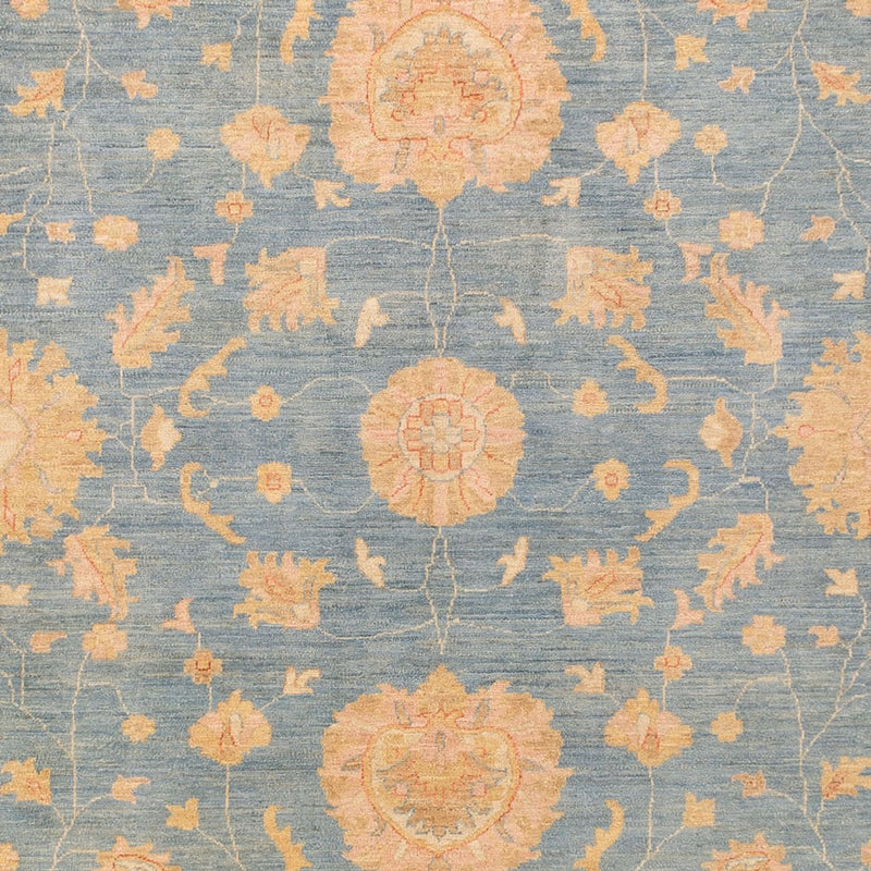 Ziegler Teppich - Ariana - 359 x 282 cm - seeblau