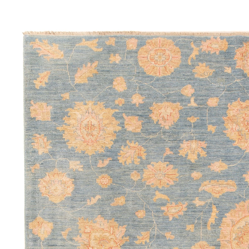 Ziegler Teppich - Ariana - 359 x 282 cm - seeblau