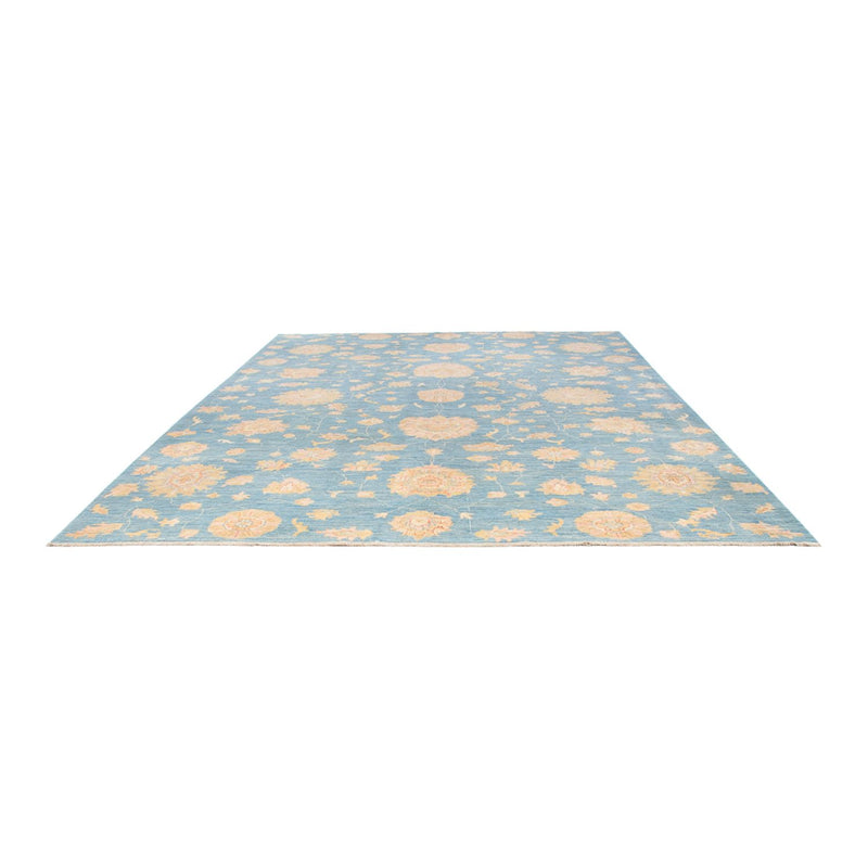 Ziegler Teppich - Ariana - 359 x 282 cm - seeblau