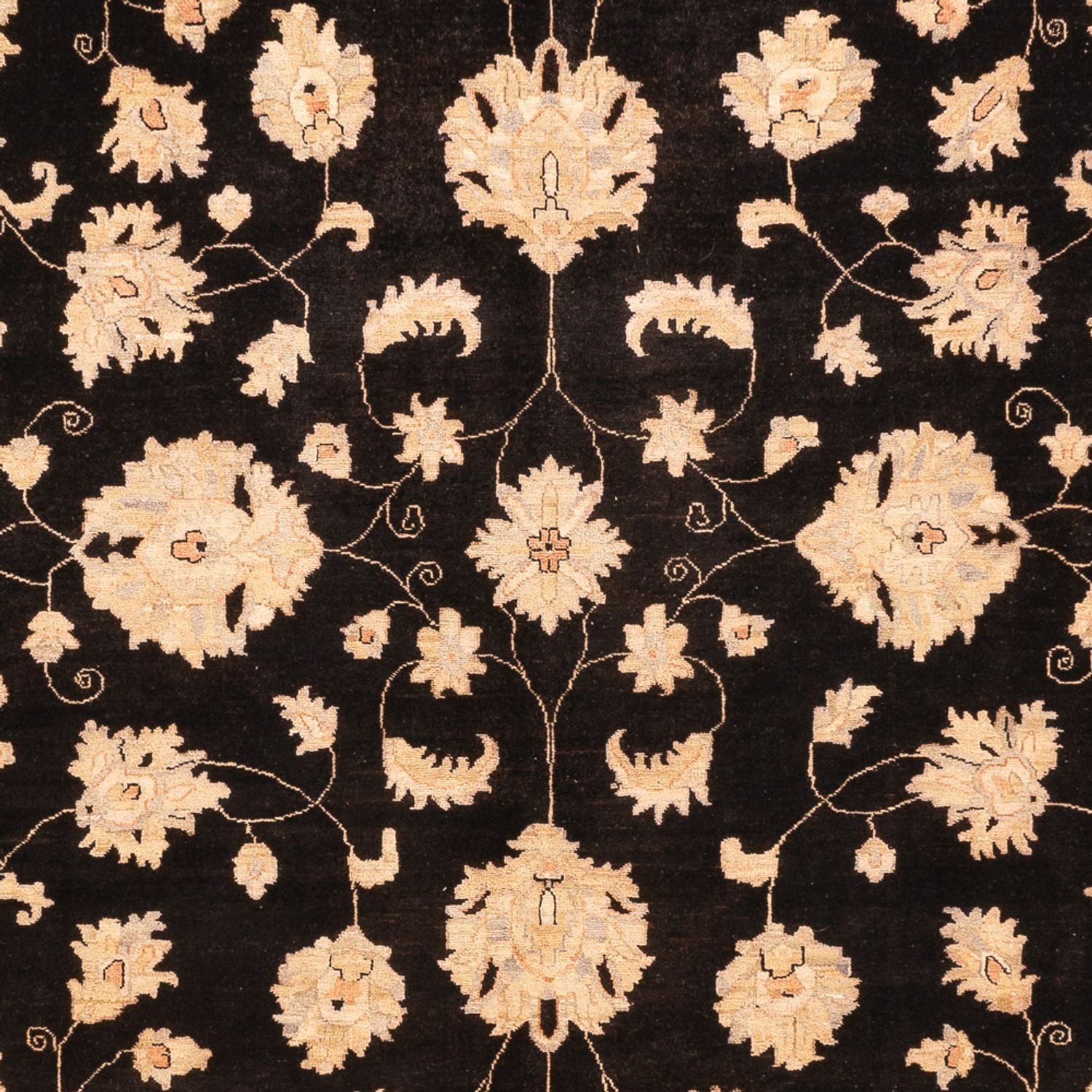 Ziegler Teppich - 360 x 276 cm - schwarz