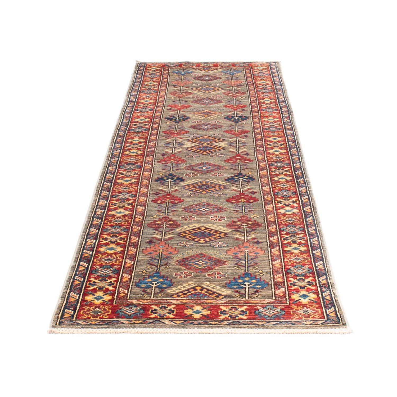 Läufer Ziegler - Kazak - 319 x 77 cm - mehrfarbig