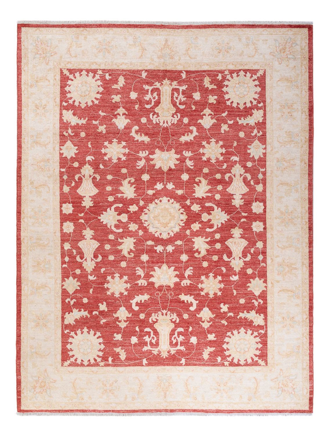 Ziegler Teppich - 227 x 172 cm - rot