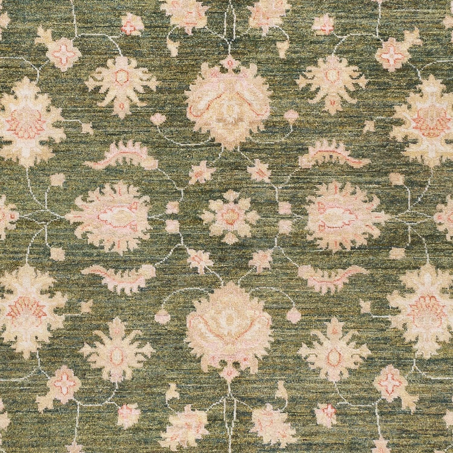 Ziegler Teppich - 240 x 173 cm - grün