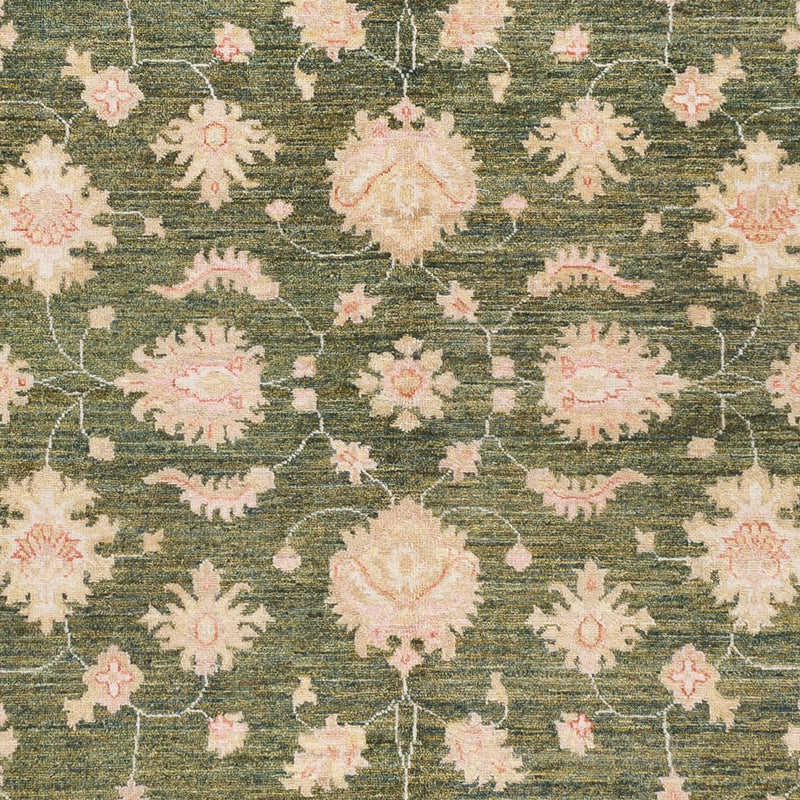 Ziegler Teppich - 240 x 173 cm - grün
