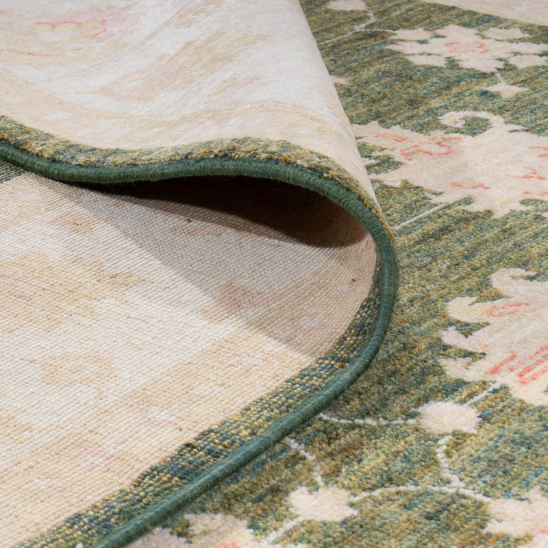 Ziegler Teppich - 240 x 173 cm - grün