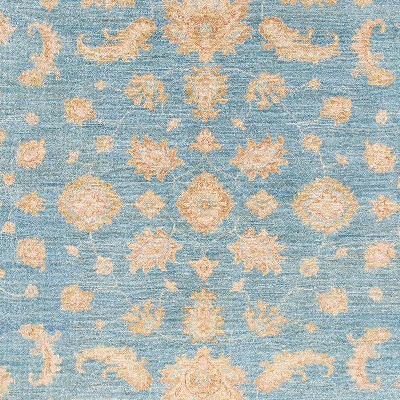 Ziegler Teppich - 236 x 176 cm - blau