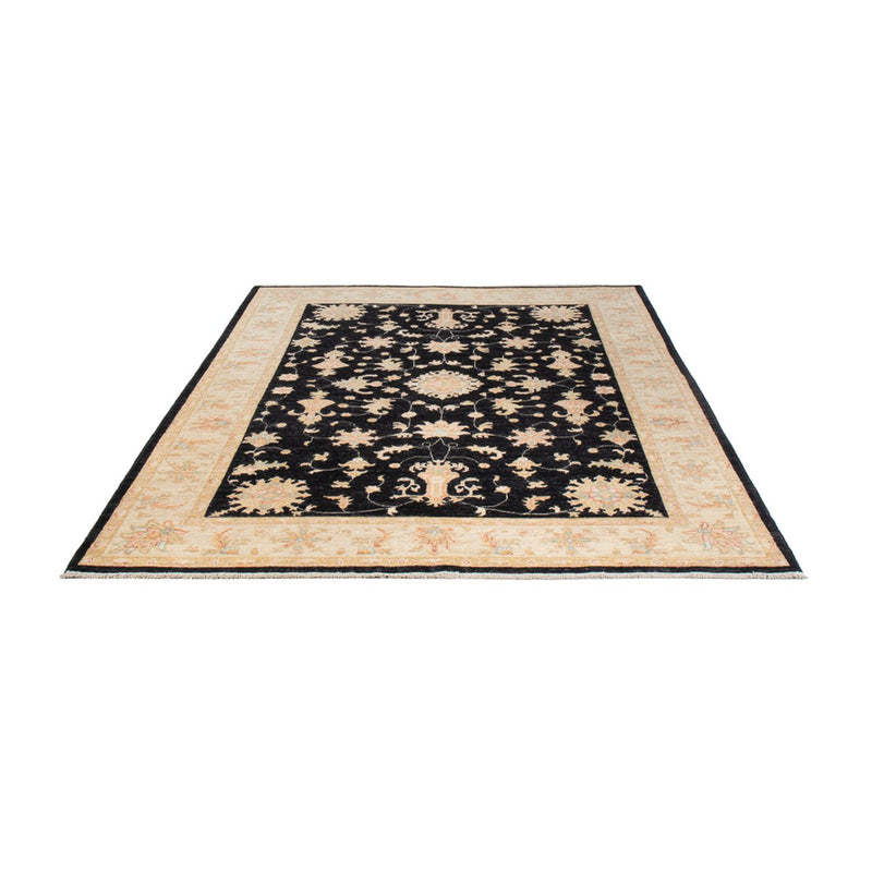 Ziegler Teppich - 242 x 168 cm - schwarz