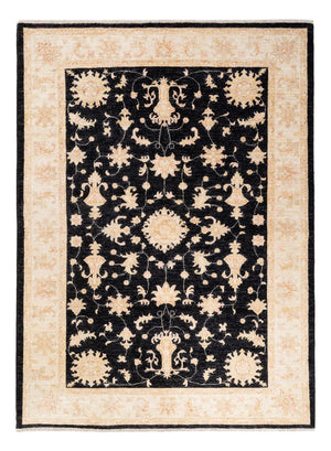 Ziegler Teppich - 243 x 175 cm - schwarz