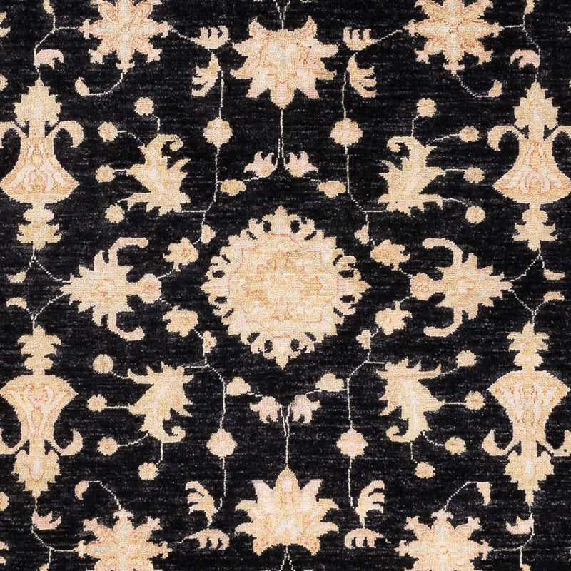 Ziegler Teppich - 243 x 175 cm - schwarz