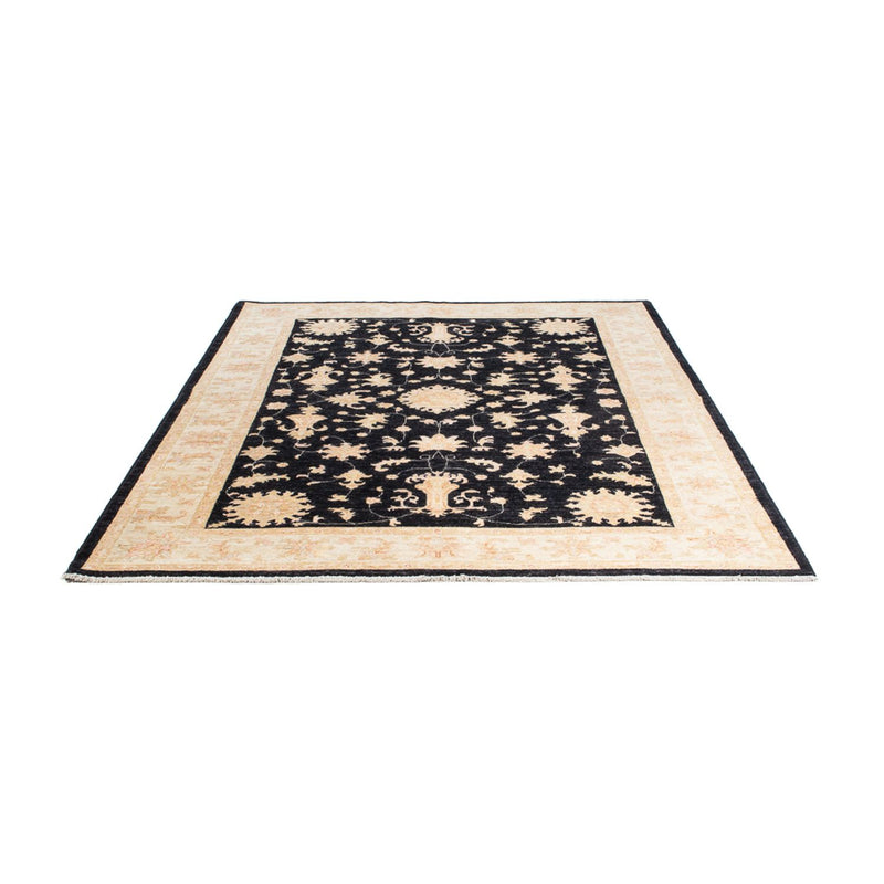 Ziegler Teppich - 243 x 175 cm - schwarz