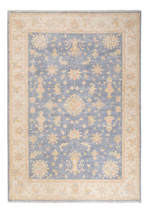 Ziegler Teppich - 241 x 176 cm - seeblau