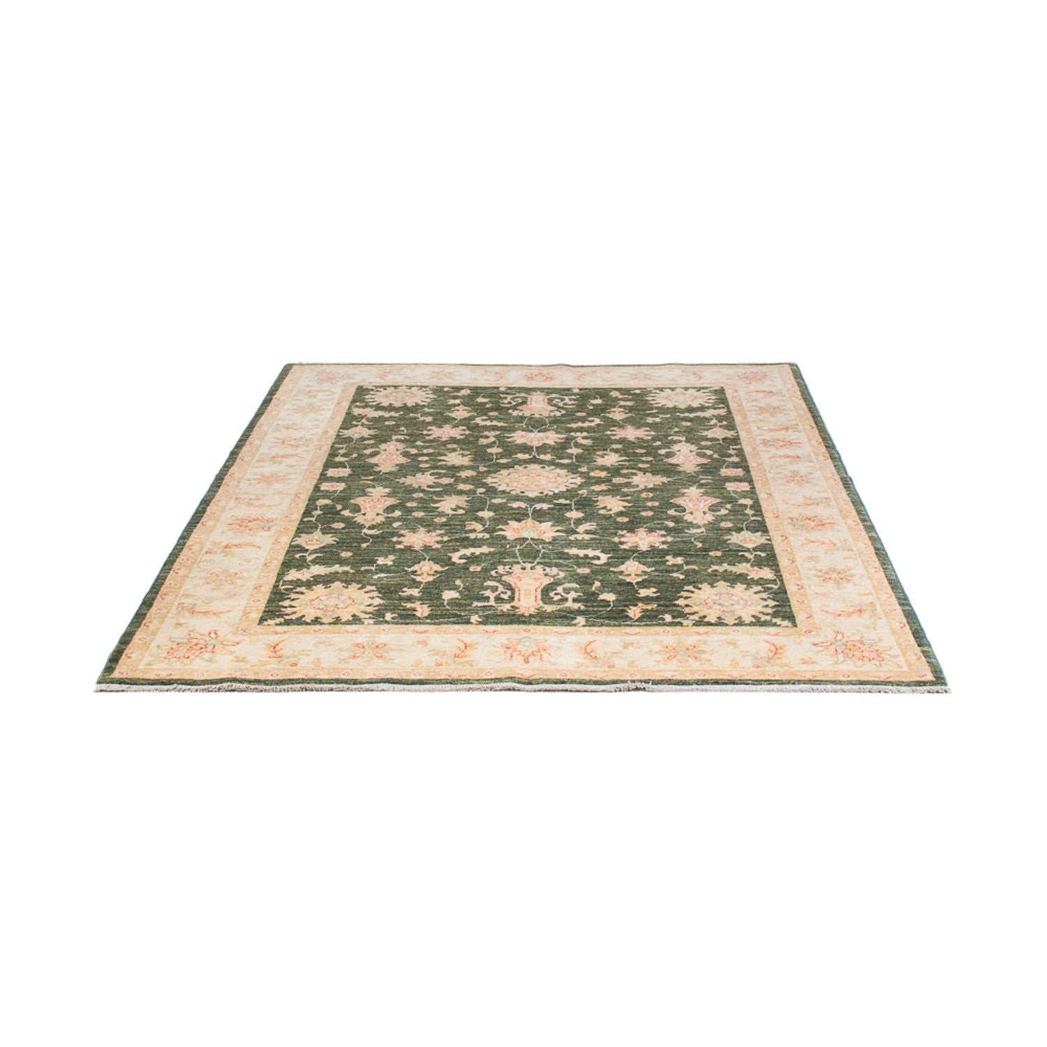 Ziegler Teppich - 240 x 170 cm - grün